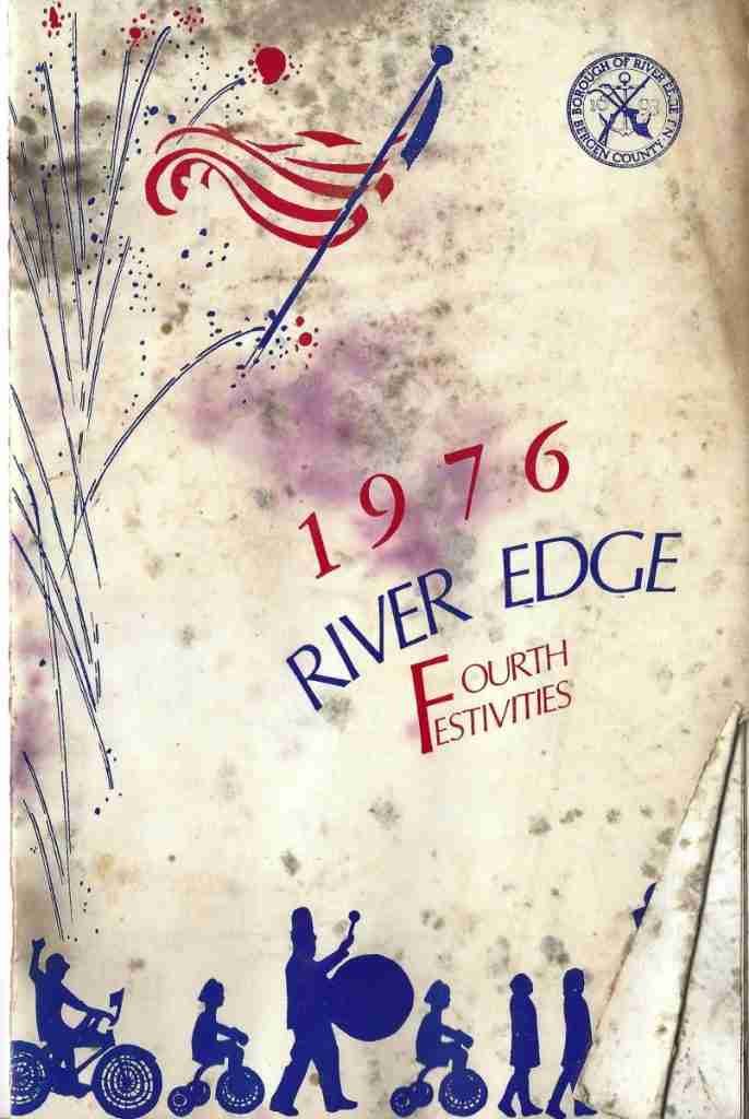 The official program for the bicentennial celebration on July 4, 1976 in River Edge, NJ | www.thisisriveredge.com
