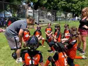 River Edge Girls Athletic League - REGal softball team meeting - www.thisisriveredge.com