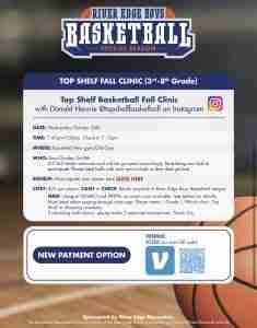 River Edge Boys Basketball Clinics 2022